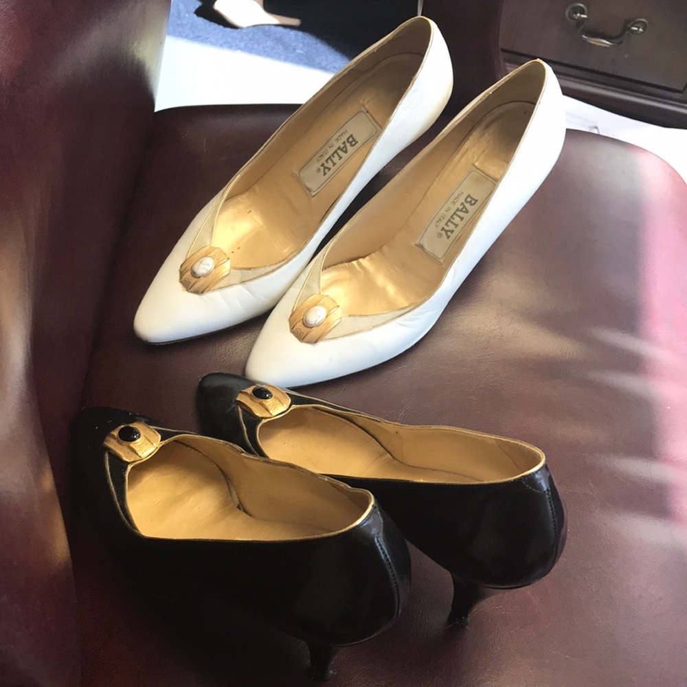 Vintage Bally Size 7.5 Heels Made in Italy